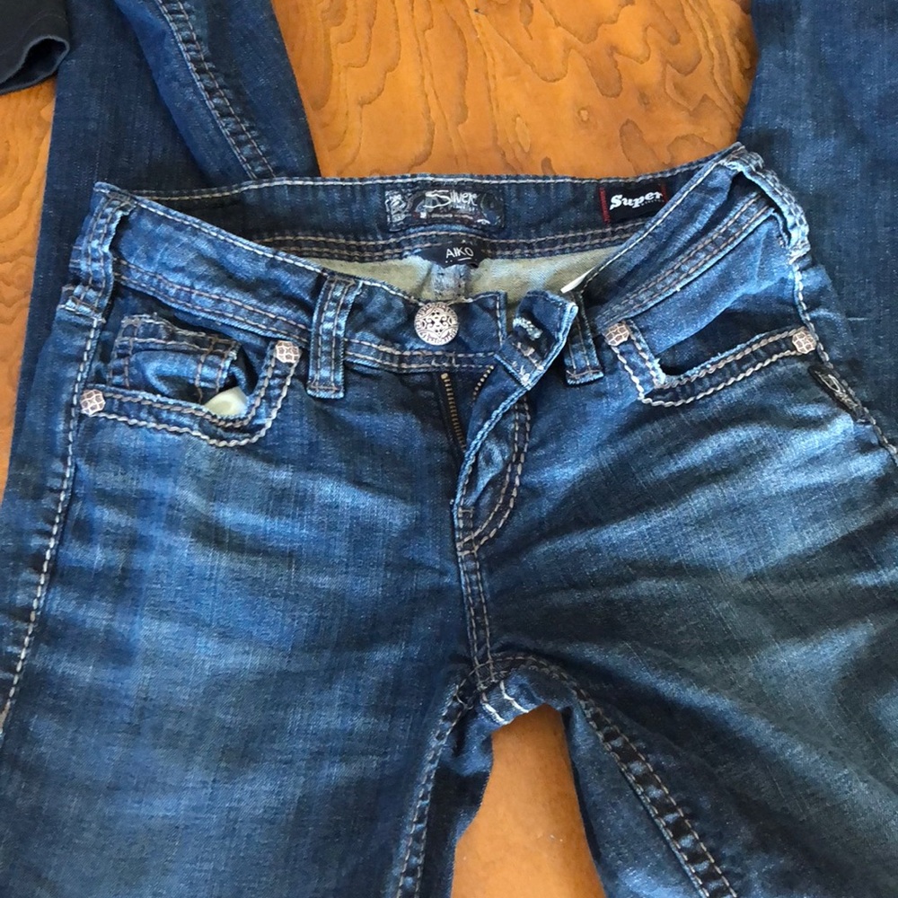 Silver jeans